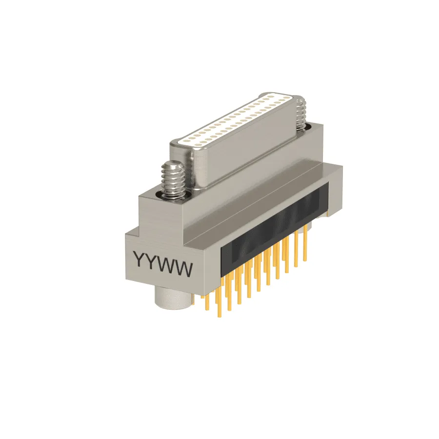A28410-037 Nano-D / Bi-Lobe® Connectors - Single Row Thru-Hole Vertical (V2) - Image 1
