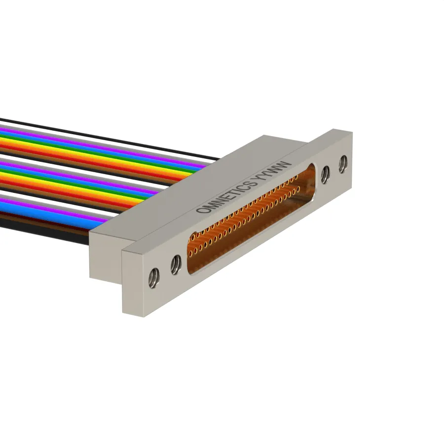 Nano-D / Bi-Lobe® Connectors - Panel Mount - Pre-Wired (WD) - Image 1