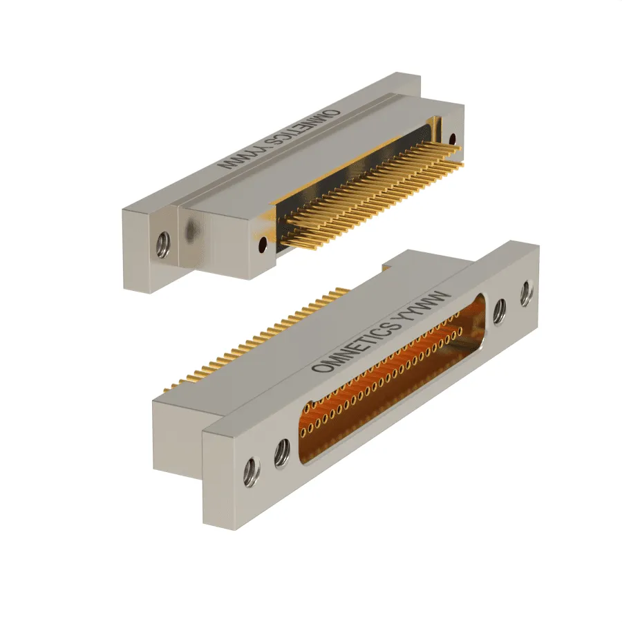 Nano-D / Bi-Lobe® Connectors - Panel Mount - Straight Tails (DD) - Image 1
