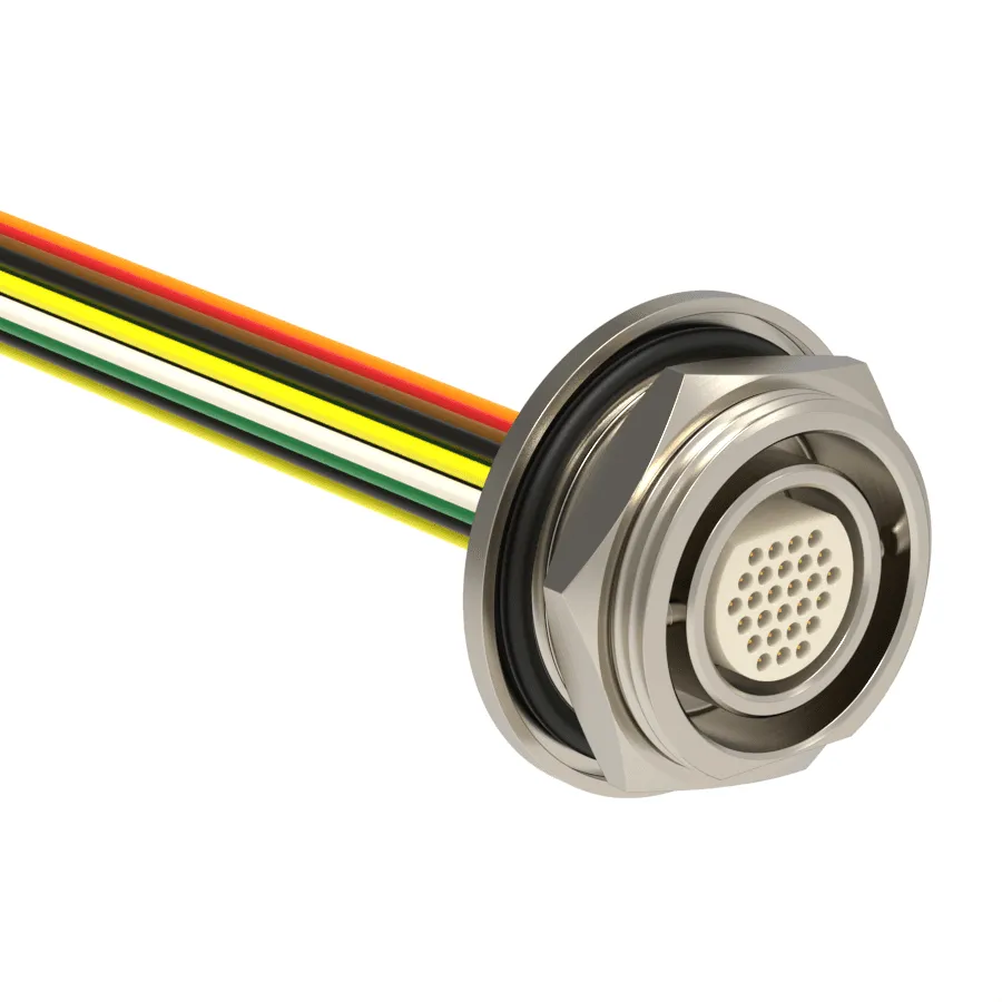 A22218-001 Micro 360® Break Away Circulars Panel Mount - Discrete Wire/Cable - Image 1