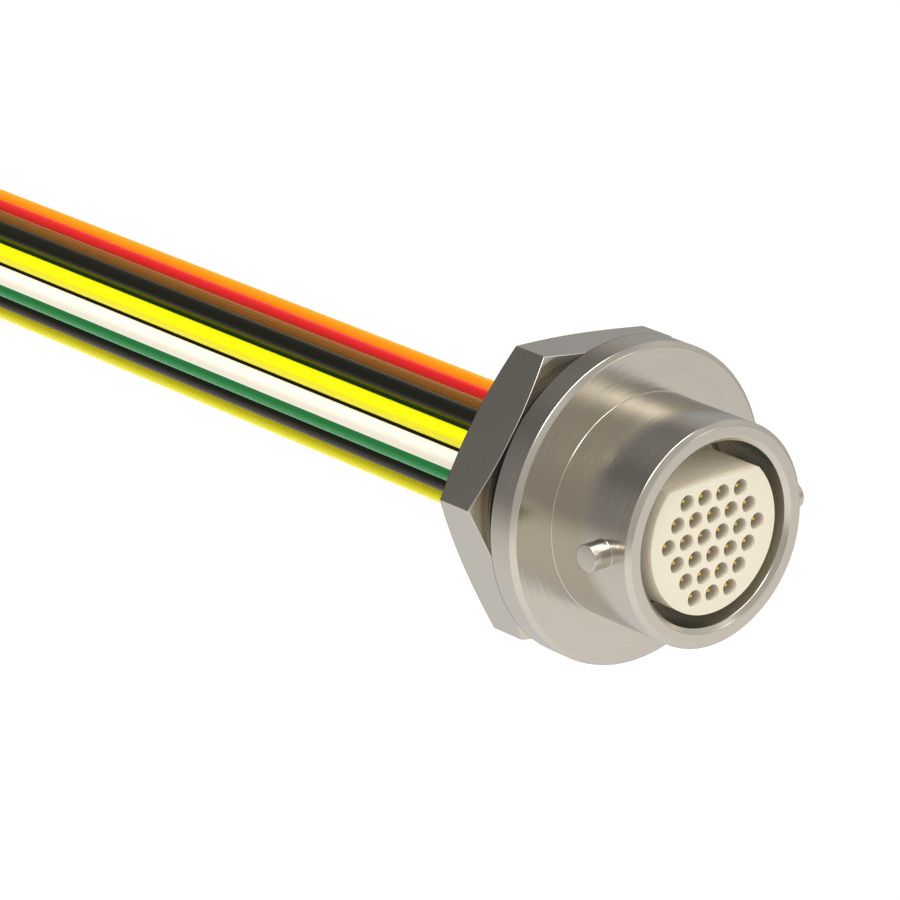 A22219-001 Micro 360® Circulars Twist Lock Panel Mount - Wired/Cable - Image 1