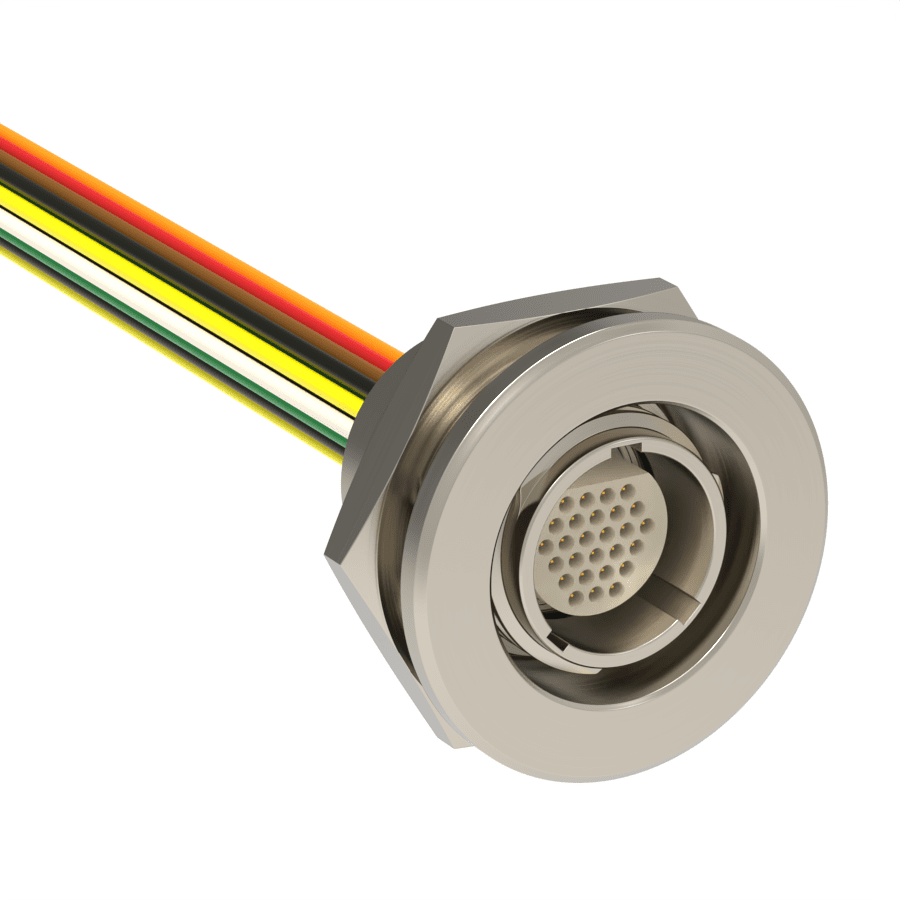 A22516-001 Micro 360® ACME Triple Thread Ratcheting Circular Panel Mount - Image 1