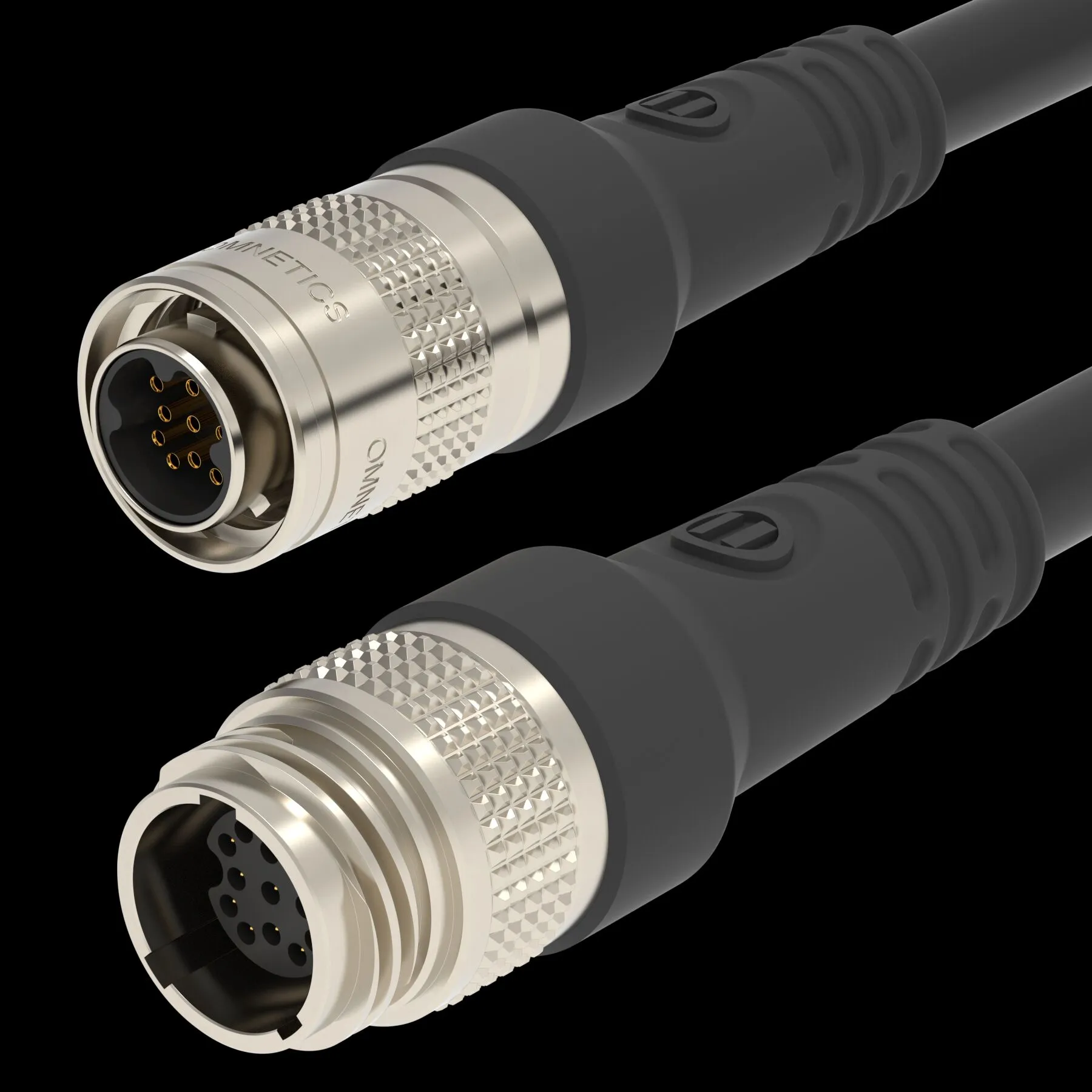 High-Speed Micro Circular Cat6a Ethernet Micro Circular Cat6a Ethernet - Image 1