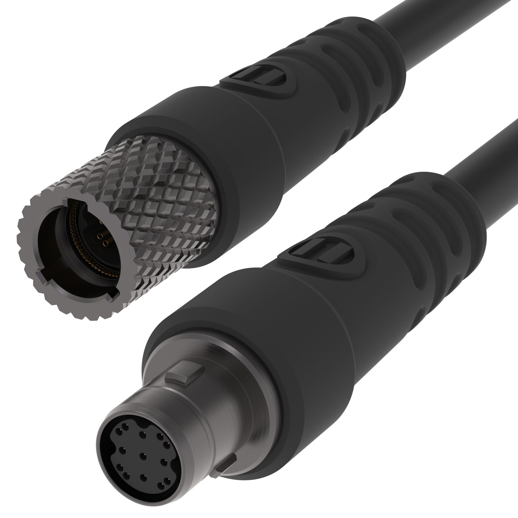 High-Speed Nano Circular Cat6a Ethernet Nano Circular Cat6a Ethernet - Image 1