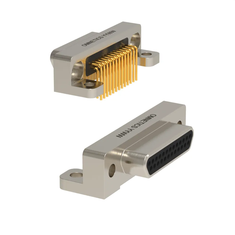 Micro-D Right Angle Thru-Hole Mount (H2) - Image 1