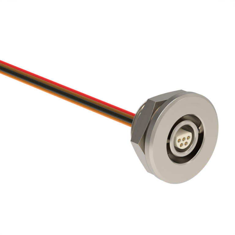 Micro 360® Circulars Twist Lock Panel Mount Straight ThruHole